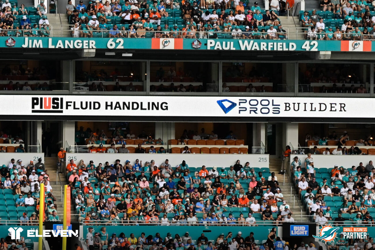 PIUSI USA Miami Dolphins partnership during the NFL season 2025_3