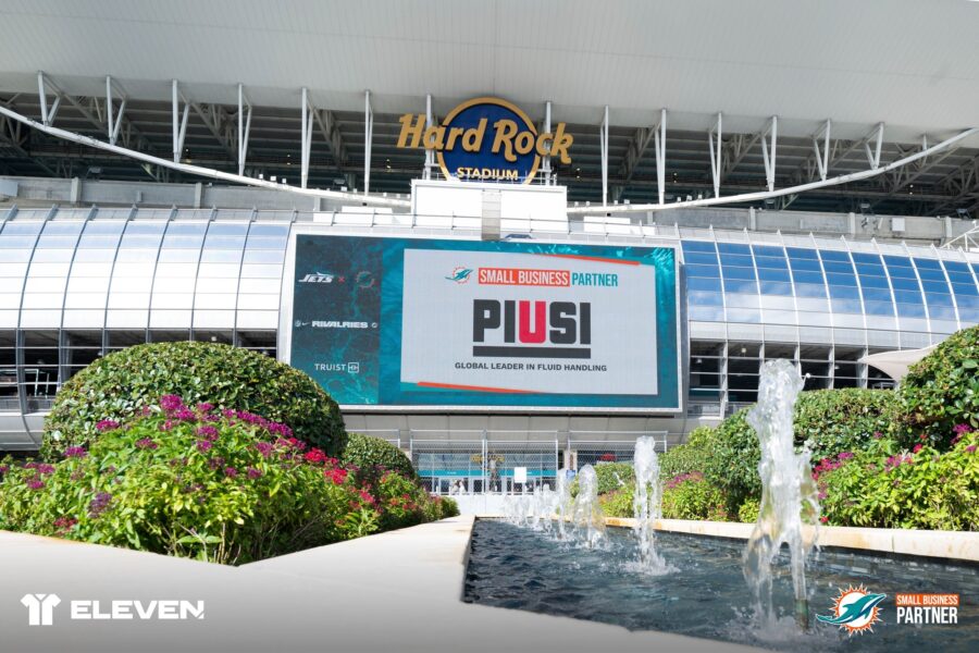 PIUSI USA Miami Dolphins partnership during the NFL season 2025_2