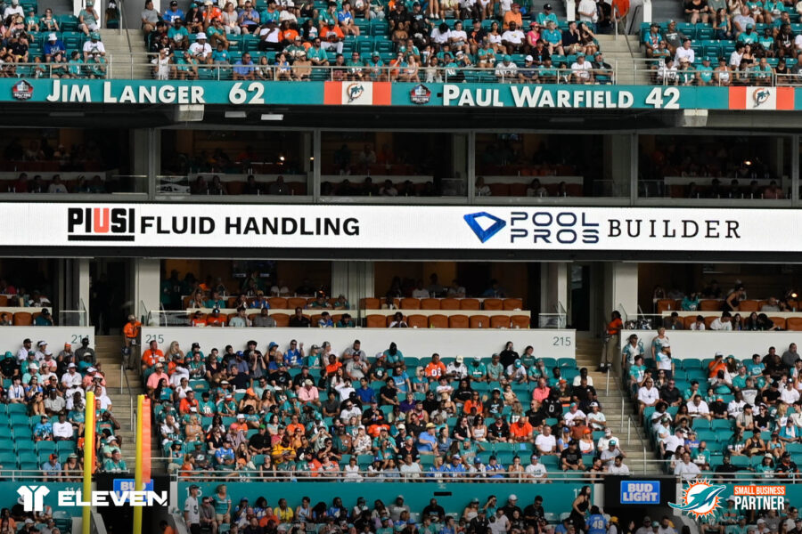 PIUSI USA Miami Dolphins partnership during the NFL season 2025_3