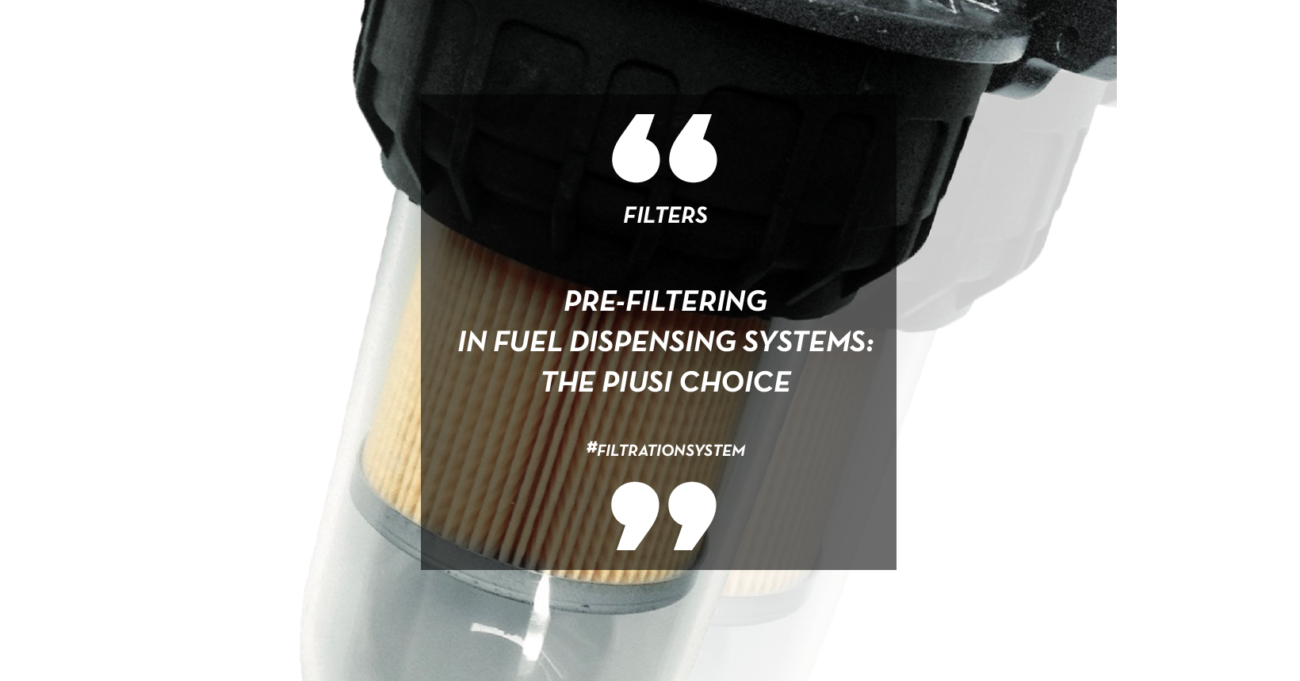Filtering system piusi