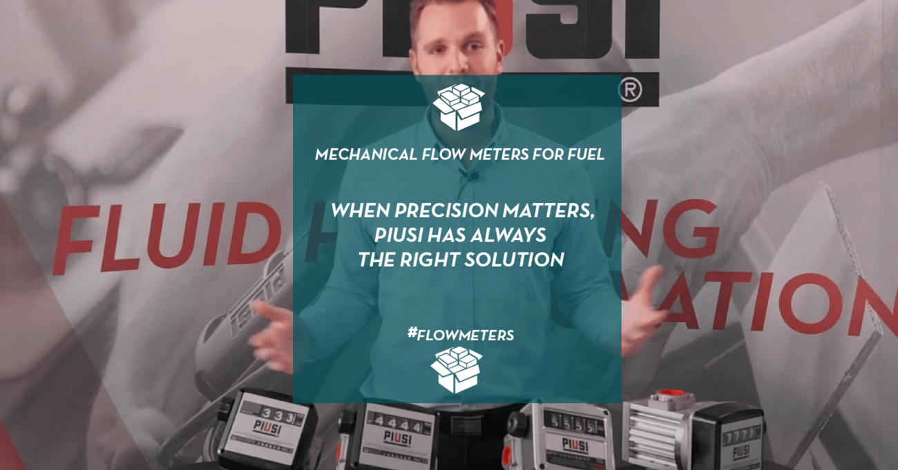 Mechanical flow meters piusi video