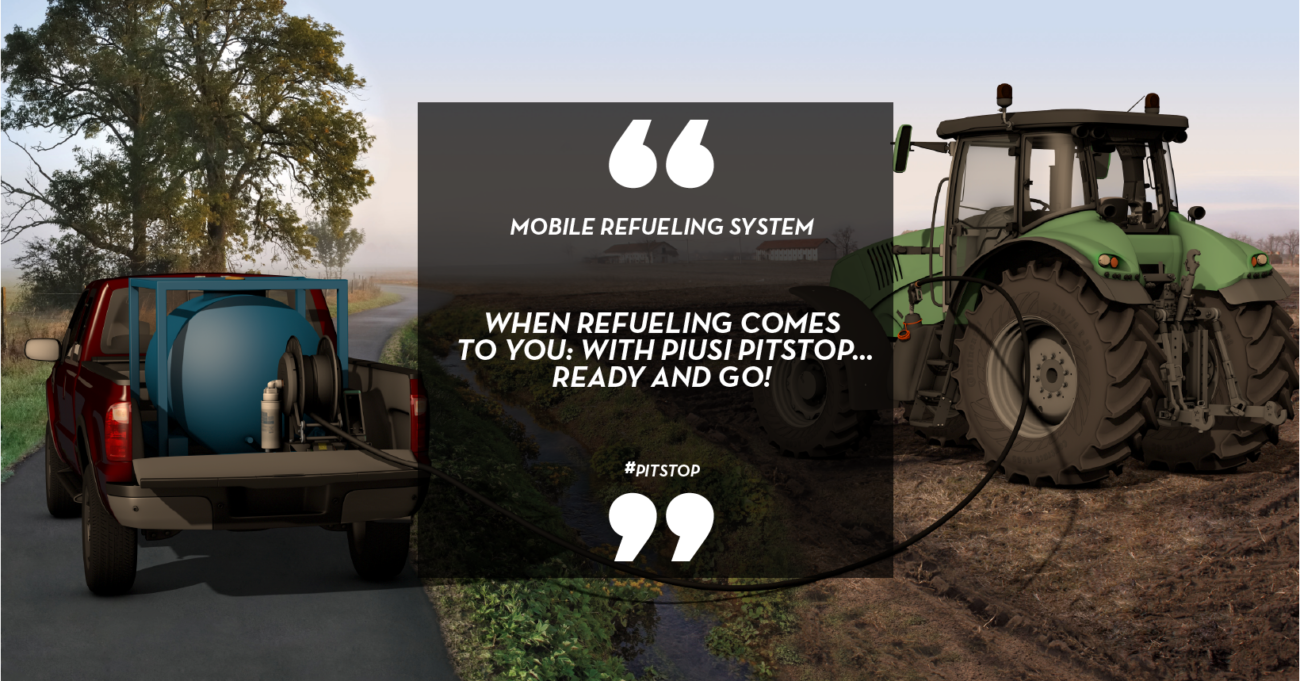 Piusi mobile refueling system pitstop