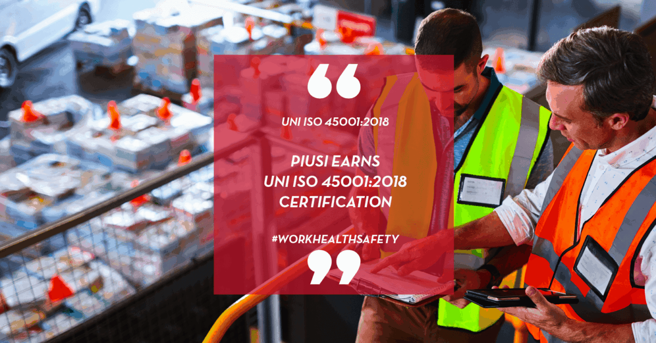 Piusi uni iso 45001 2018