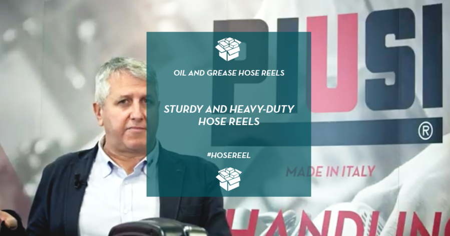 Piusi hose reel grese oil