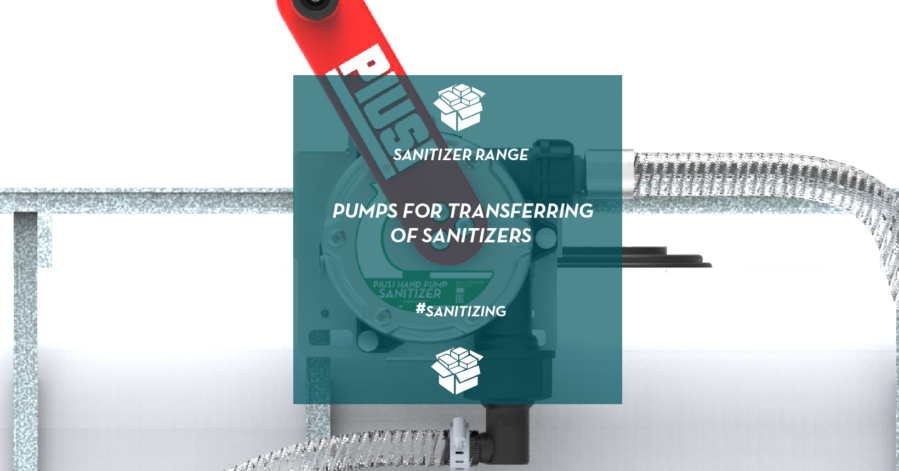 Piusi sanitizer pumps