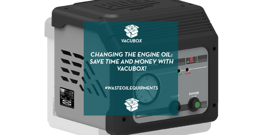 Vacubox piusi waste oil equipments