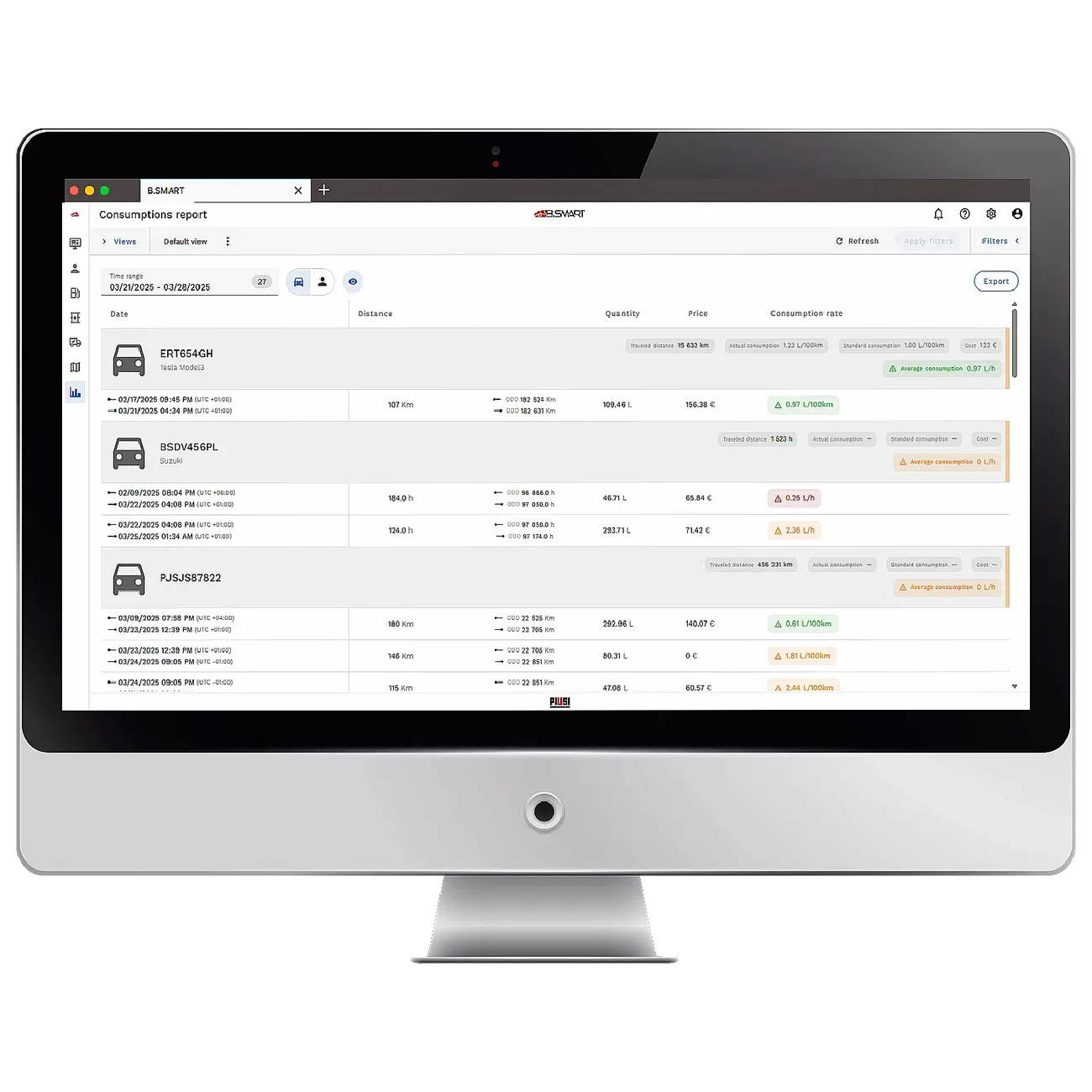 Report pc bsmart fuel management system piusi