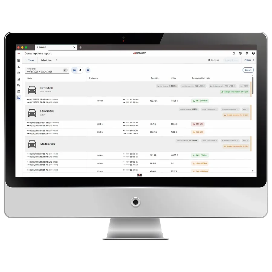 Report pc bsmart fuel management system piusi