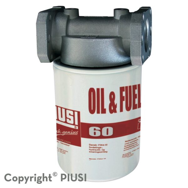 PIUSI-LUBE-OIL-FUEL-FILTER-60-LMIN-WITH-HEAD-F0777200 A