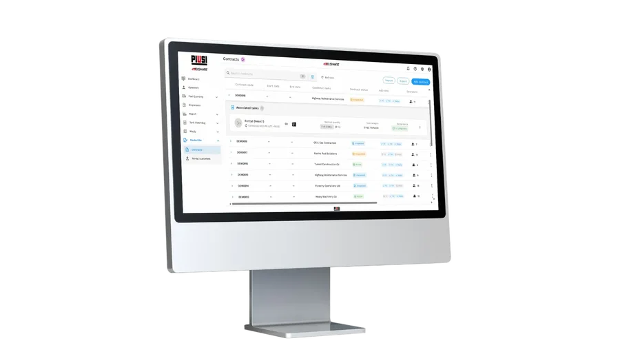 Mastersite piusi fuel management tank renta contracts